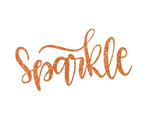 Orange Glitter