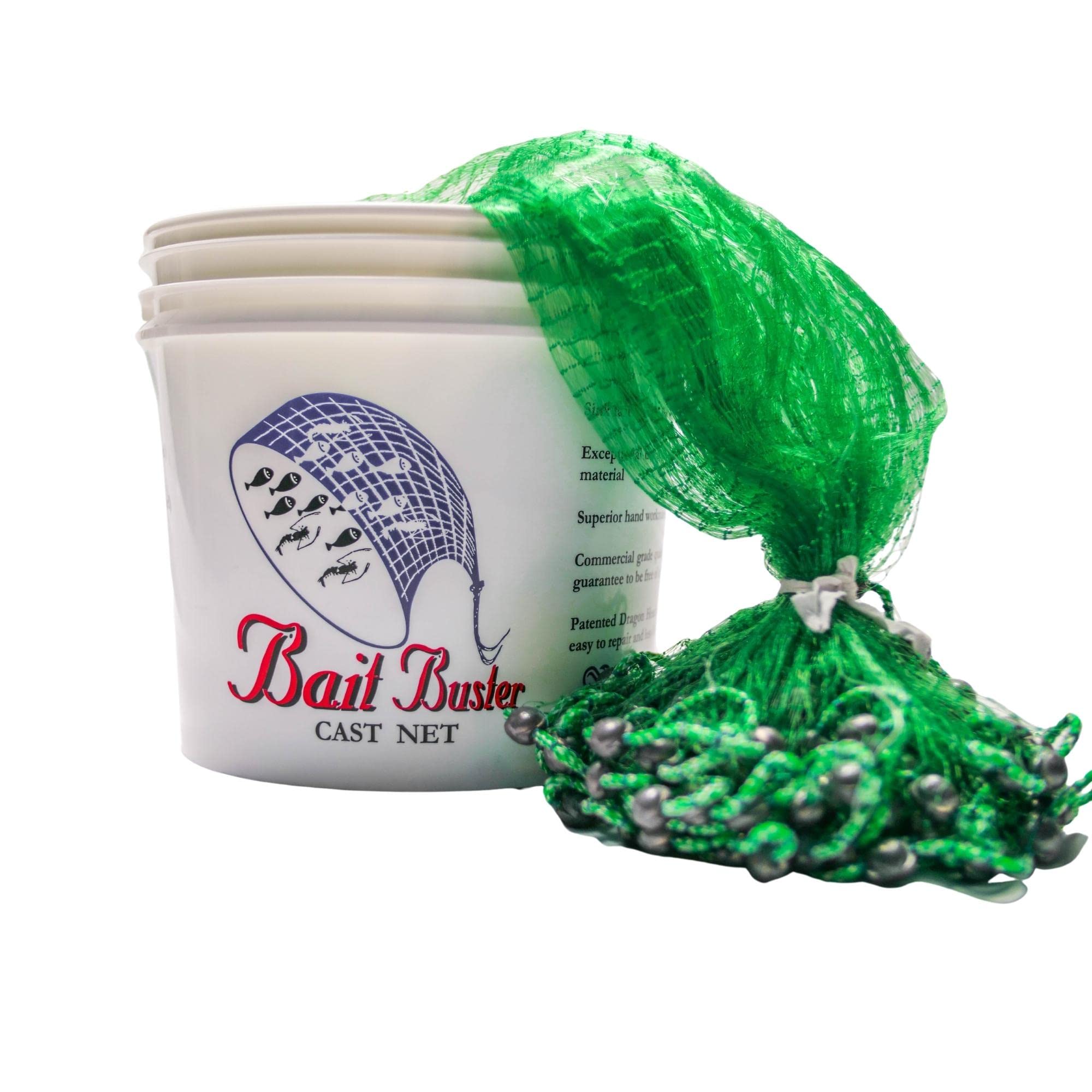 Premium Bait Cast Net - 3/8