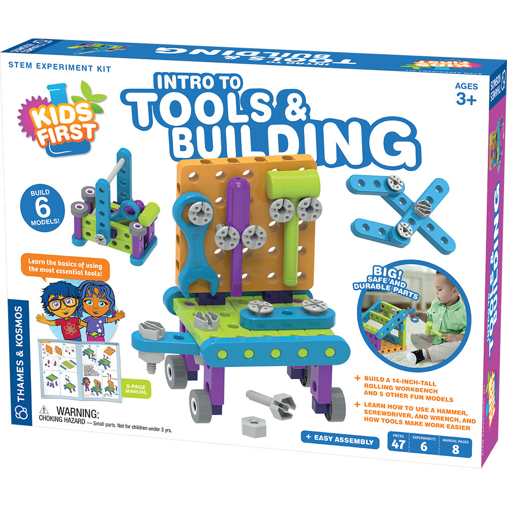 Kids First Intro to Tools & Building - STEM Learning Toy for Toddlers & Preschoolers - Perfect for Early Childhood Development & DIY Projects