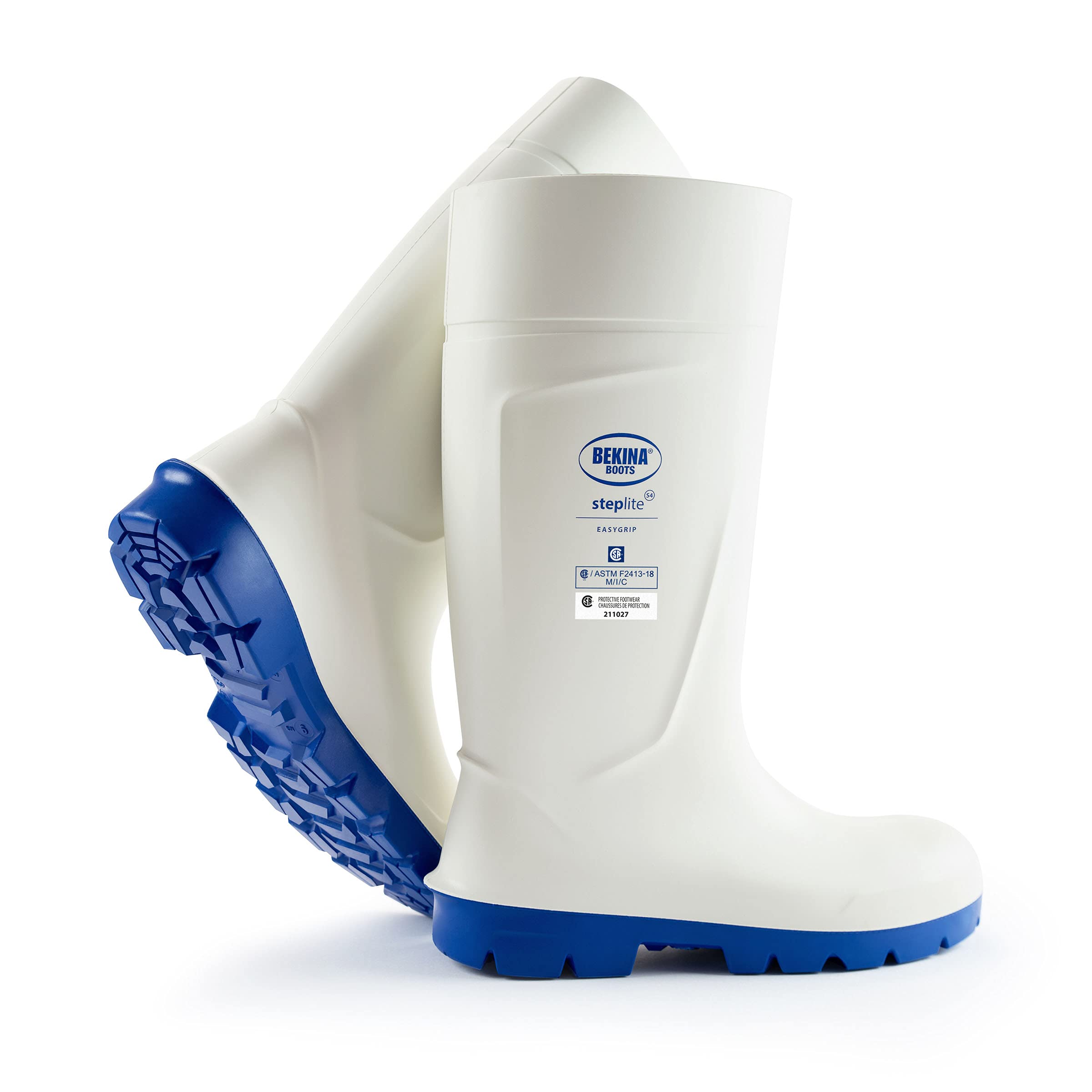 Bekina Steplite EasyGrip S4 Safety Toe Wellington Boots for Men & Women - Lightweight Waterproof Steel Toe Work Boots with SRC Anti-Slip Certification - Ideal for Construction, Farming, and Outdoor Work