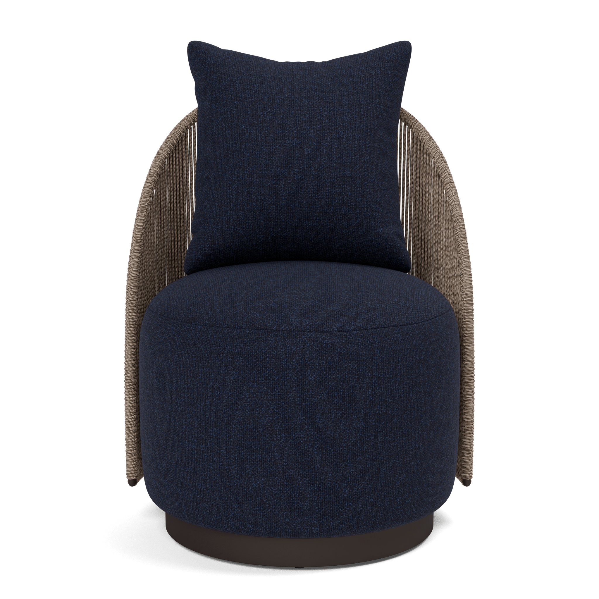 Milan Swivel Dining Chair - Modern Upholstered Kitchen Counter Stool with 360° Rotation - Perfect for Dining Room, Kitchen Island, Bar & Breakfast Nook