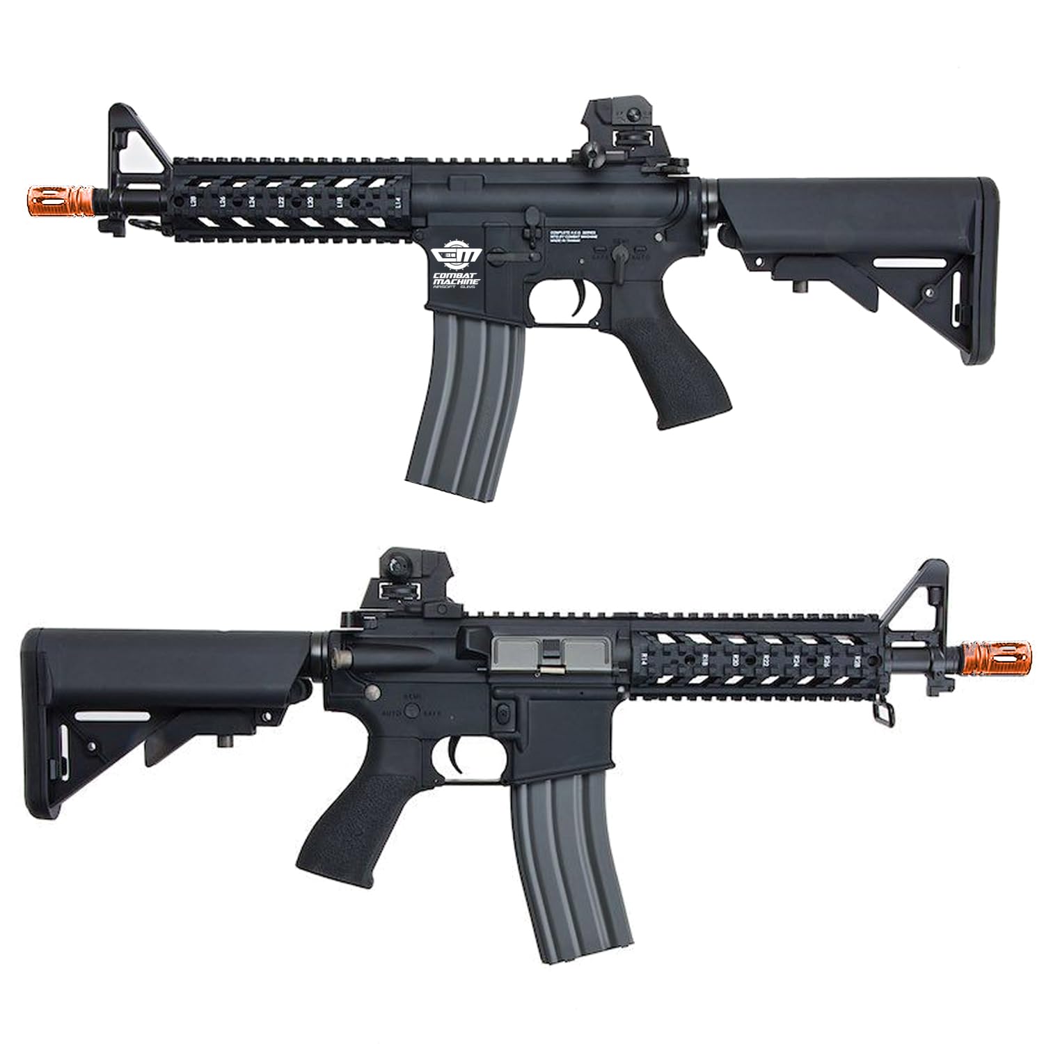 G&G Airsoft Combat Machine M4 Raider - High Performance Full Metal Gearbox AEG Rifle with Integrated RAS & Crane Stock | Perfect for Airsoft Battles, Tactical Training & Outdoor Shooting Games