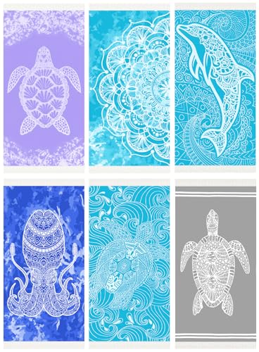 6 Pack Purple Turtles Whale