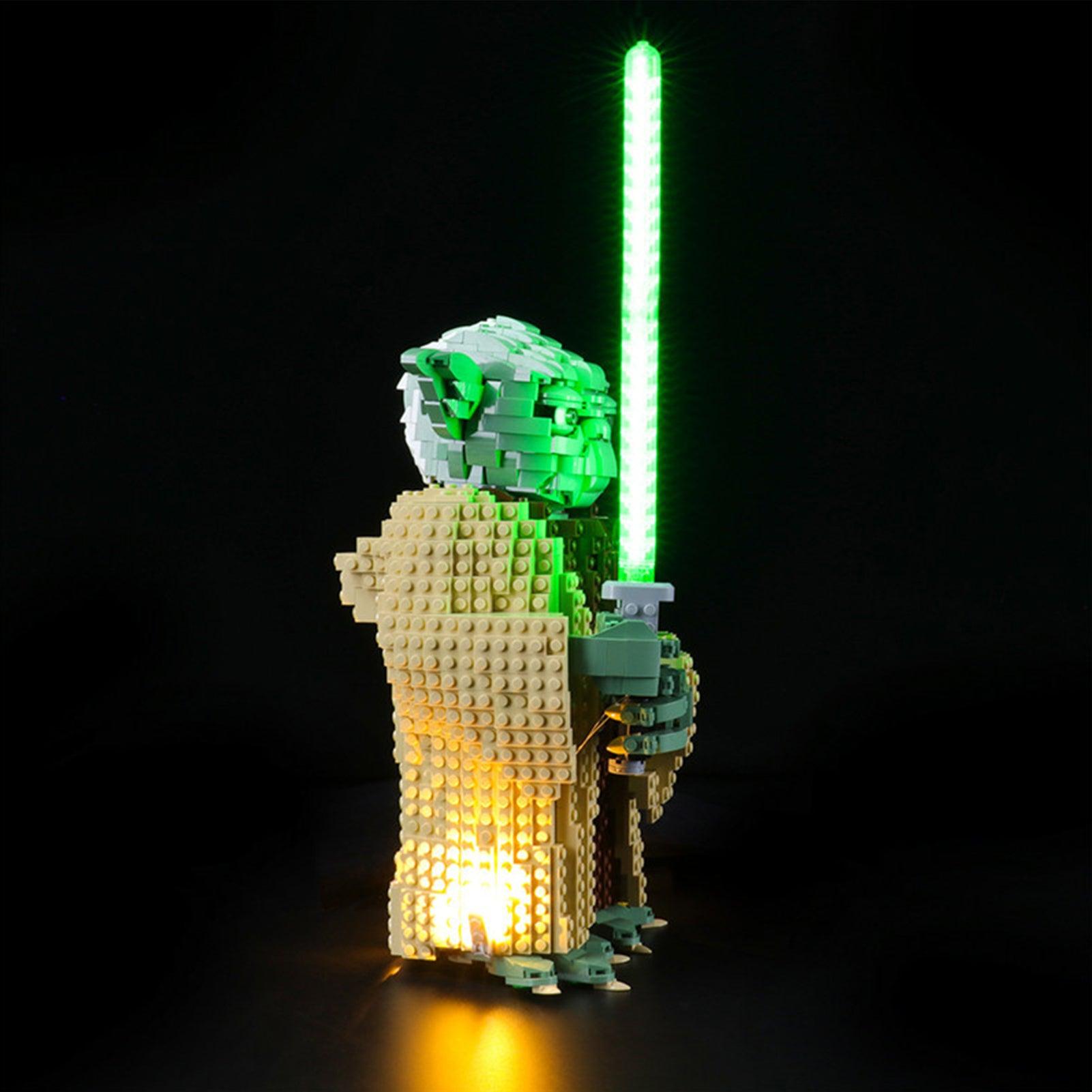 LEGO Star Wars Attack of The Clones Yoda 75255 Light Kit - LED Lighting Set for Building Blocks - Perfect for Display & Nighttime Showcase