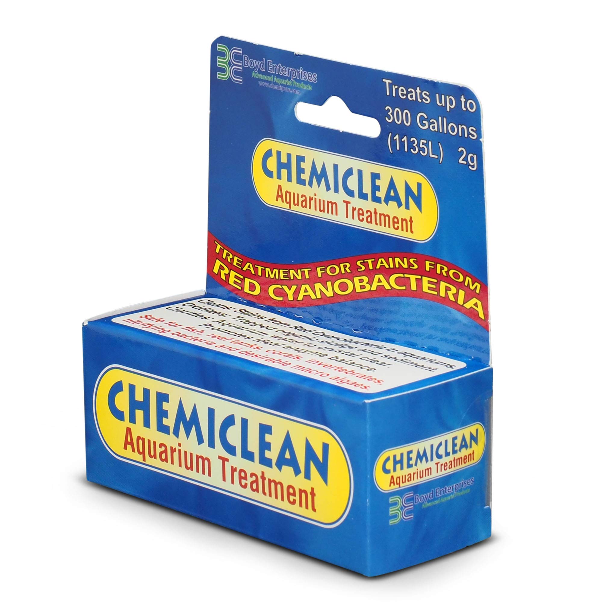 Chemi-Clean Water Clarifier - 2 Gram Powder for Aquarium & Fish Tank Cleaning | Removes Algae & Improves Water Clarity | Safe for Freshwater & Saltwater Fish