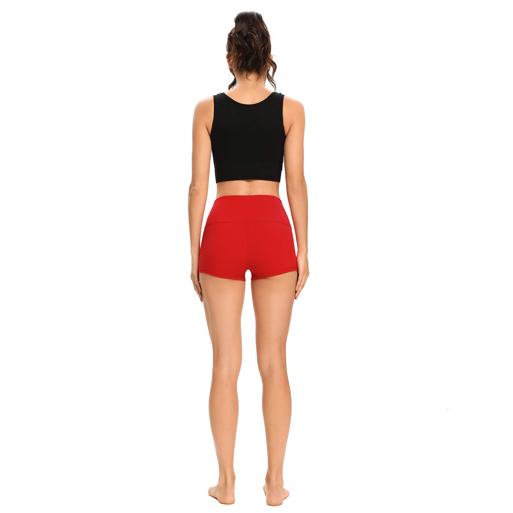 LXNMGO High Waist Yoga Shorts for Women - 2