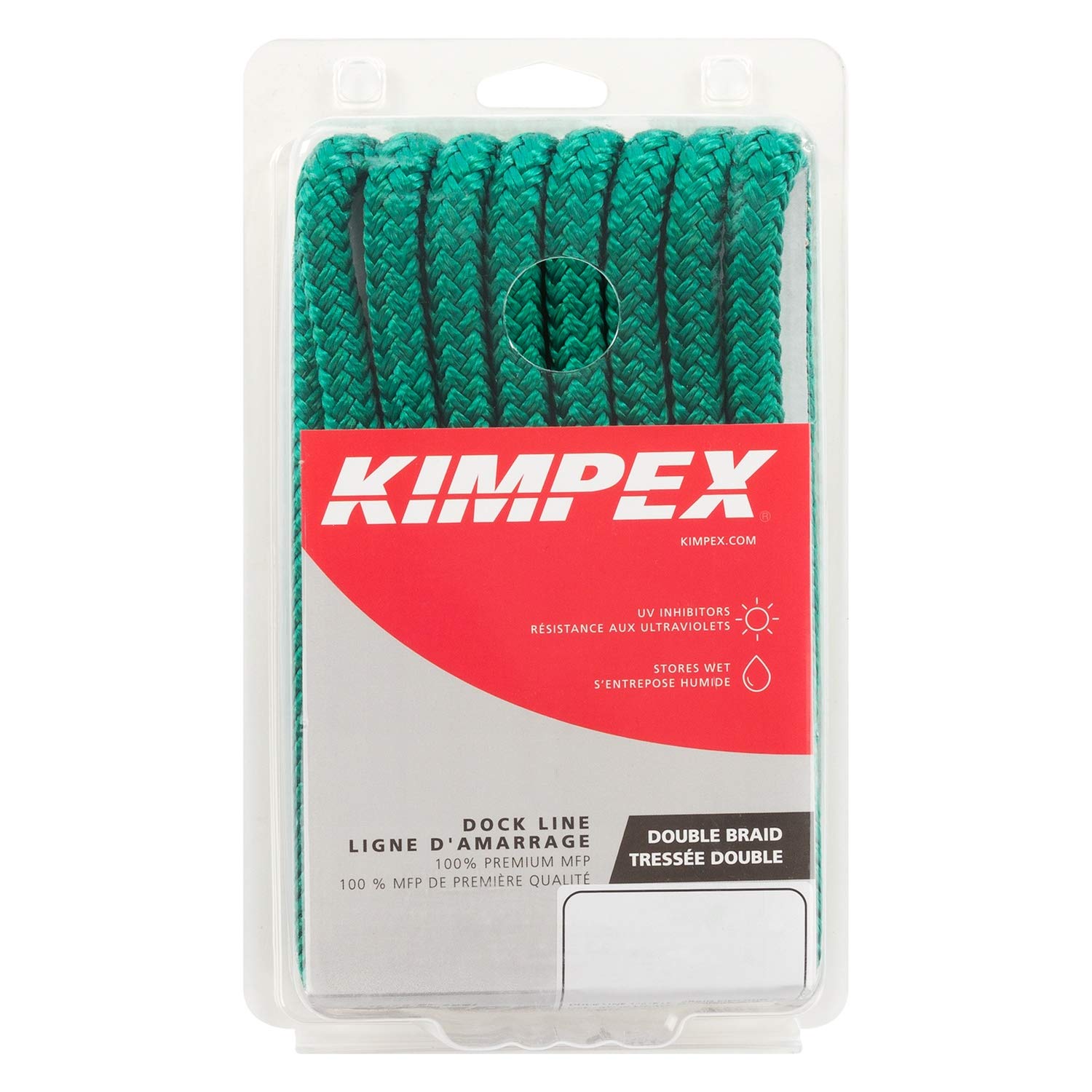 Kimpex 15' Multi-Filament Polypropylene Dock Line - 1/2