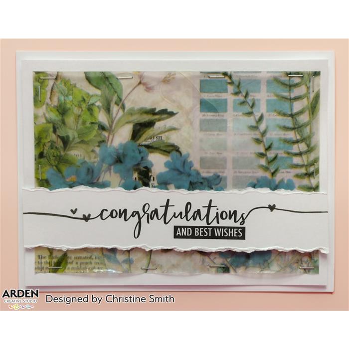 Arden Creative Studio Hidden Creek Decoupage Paper - Premium Scrapbooking Paper for DIY Crafts, Card Making, and Home Decor - Perfect for Scrapbook Albums, Gift Wrapping, and Decoupage Projects