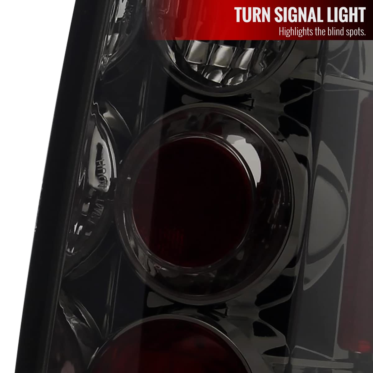 05-14 Nissan Frontier & 09-12 Suzuki Equator Smoke LED Tail Lights - High-Quality Brake Lamps for Enhanced Visibility & Style | Perfect for Off-Roading & Night Driving