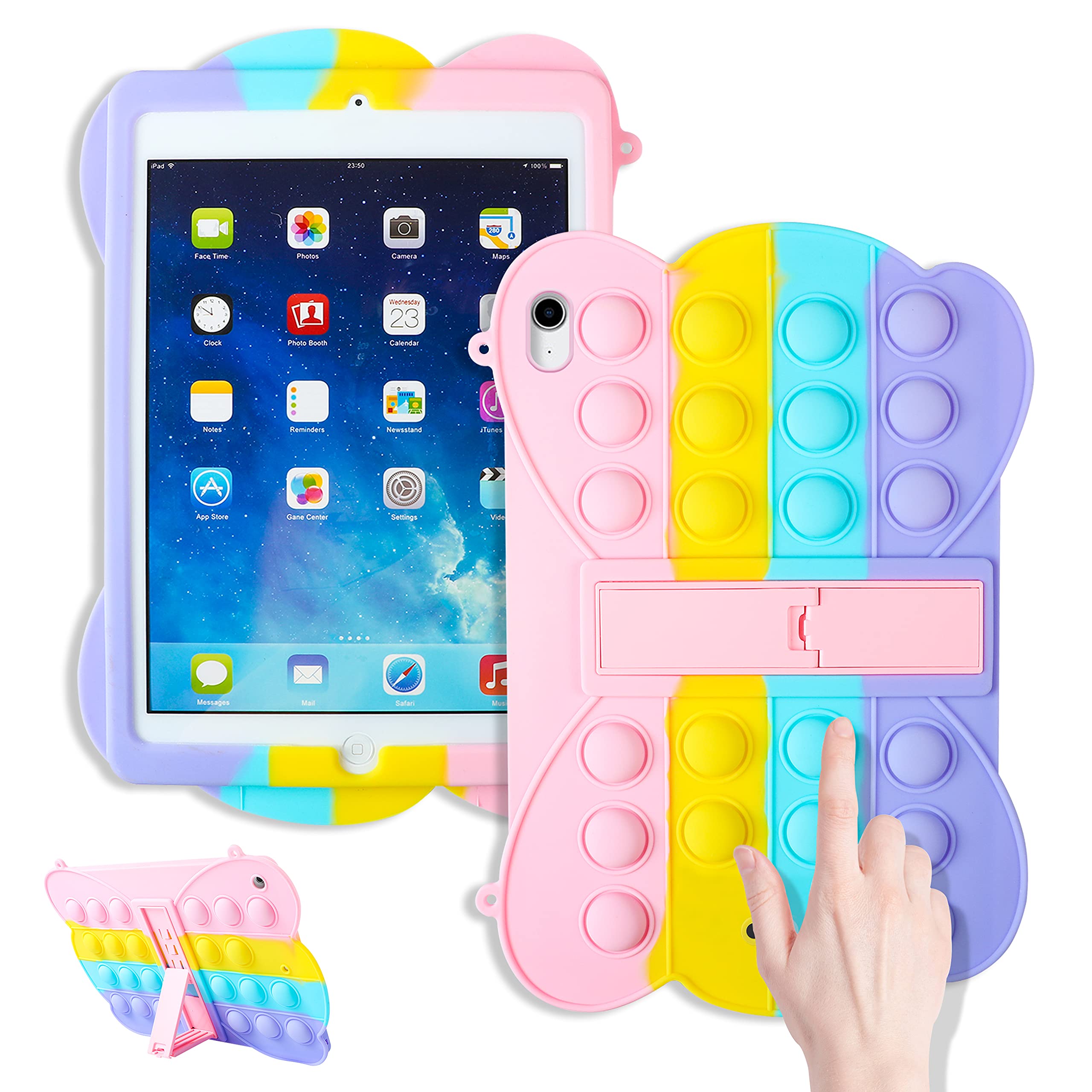 Colorful Kawaii Silicone iPad Case for iPad Air 4 (10.9