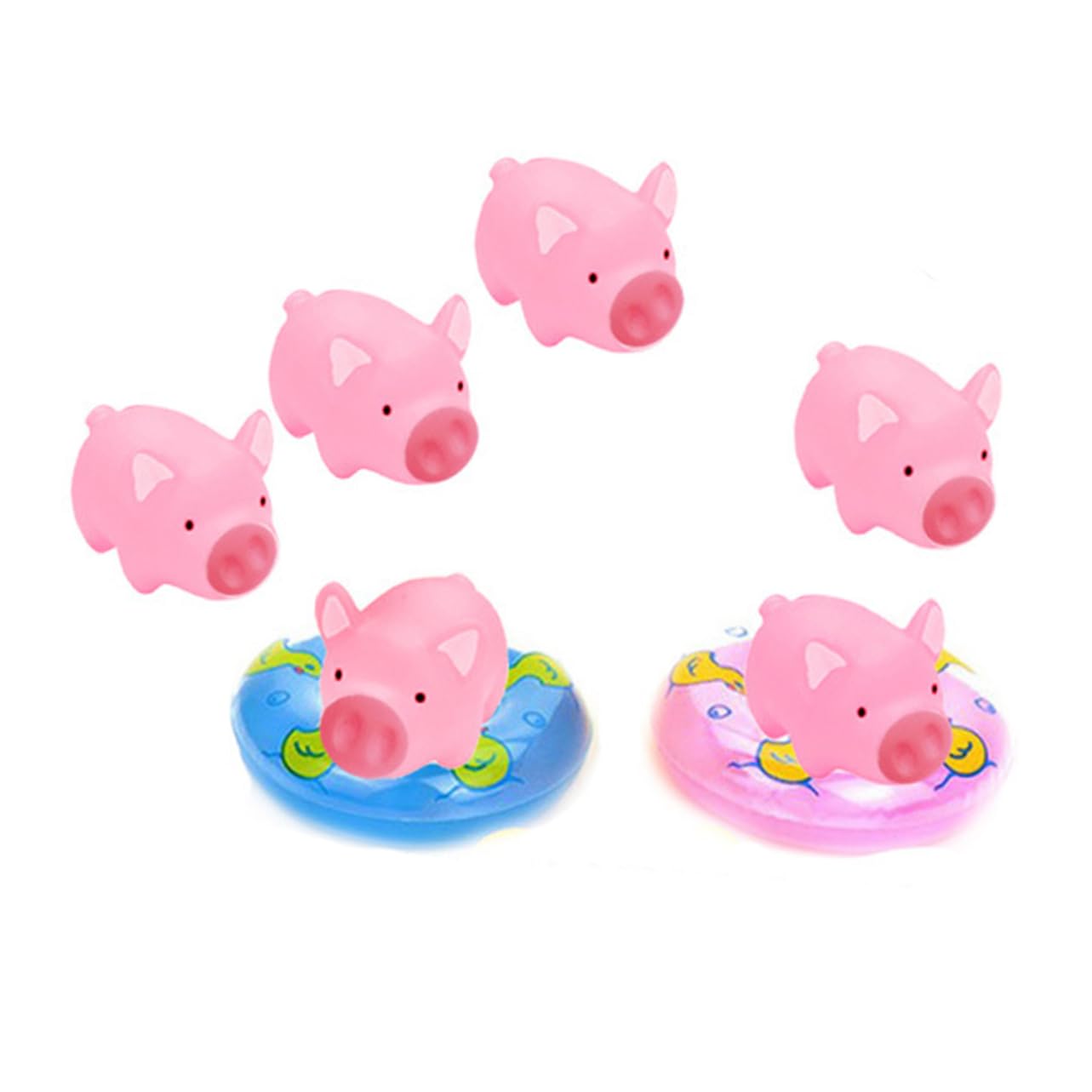 UPKOCH 3-Piece Fun Bath Toys Set for Toddlers - Cute Floating Animal Bathtub Toys for Baby Bath Time, Sensory Play & Learning (Duck, Turtle, Whale) - Perfect for Kids Bathroom, Pool & Water Play
