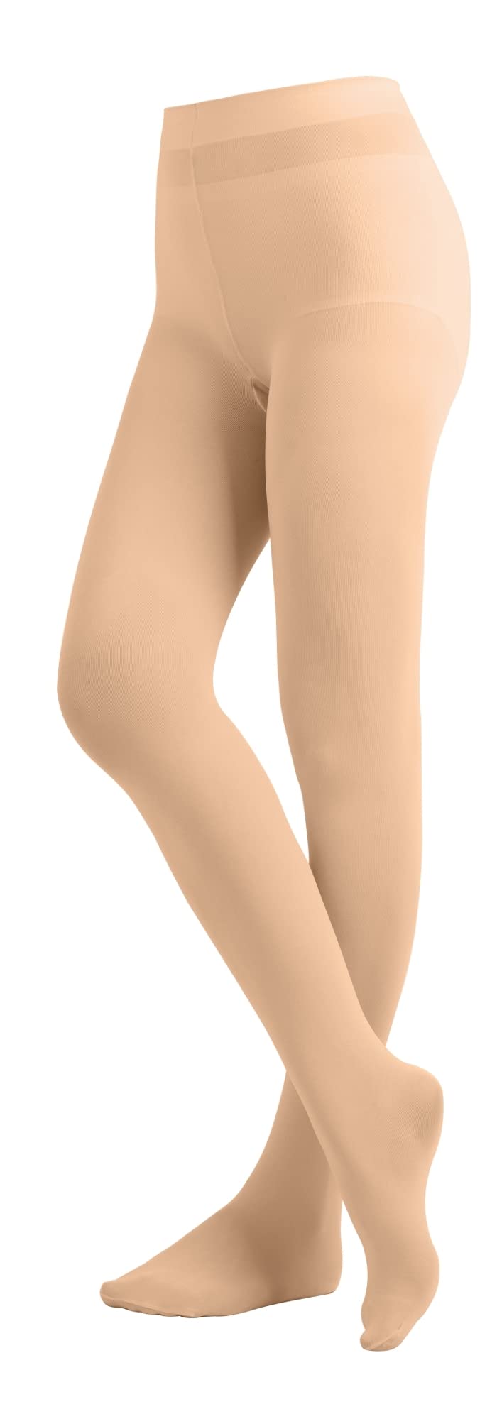 EMEM Apparel Women's Solid Color Opaque Microfiber Footed Tights - Comfortable & Stretchy Leggings for Yoga, Workout, Casual Wear & Everyday Use