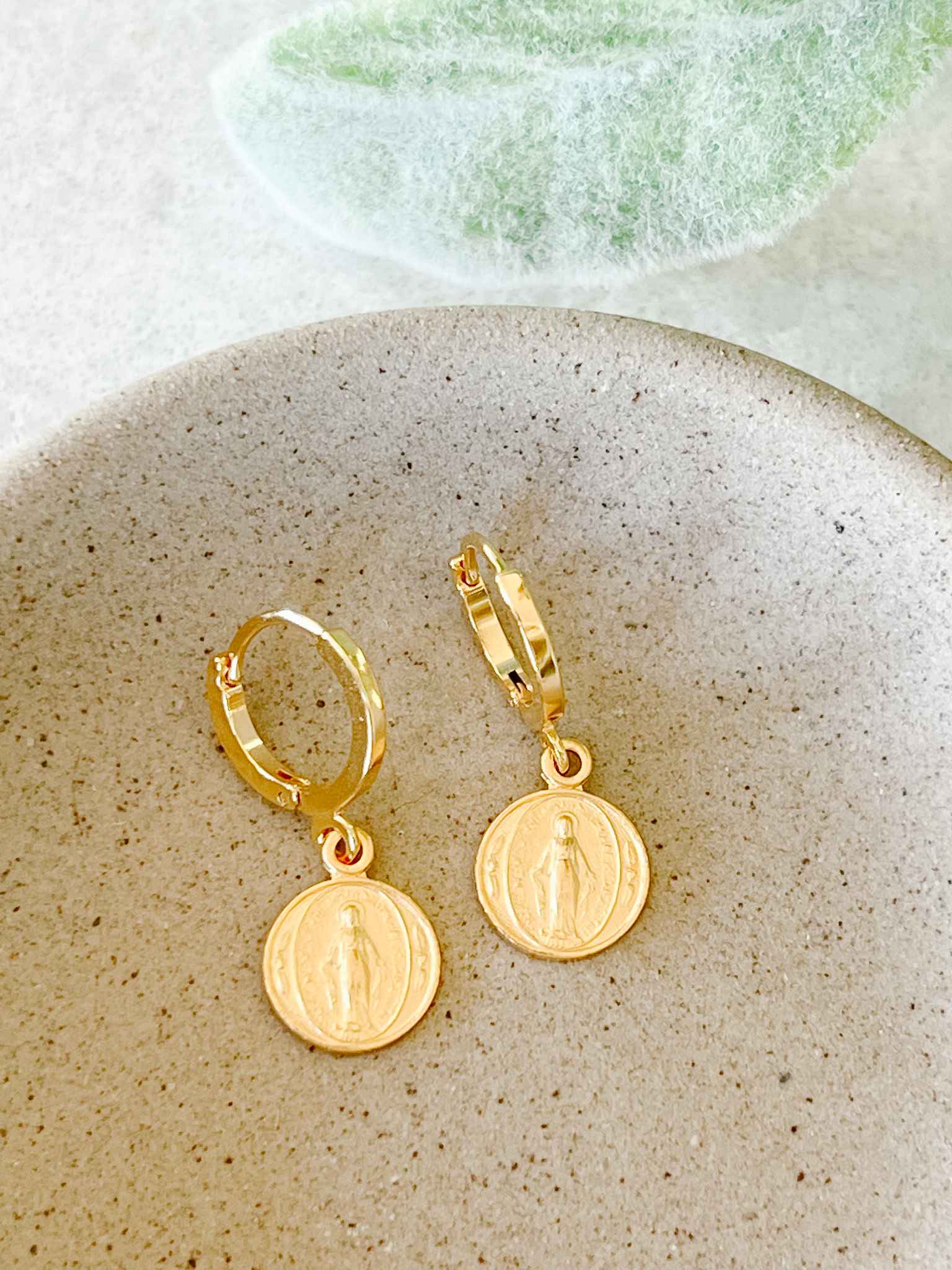 Stunning Miraculous Medal Earrings - Religious Jewelry for Women - Perfect for Church, Gifts & Everyday Faith Inspiration