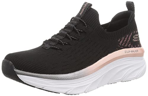 Black Knit Rose Gold Trim