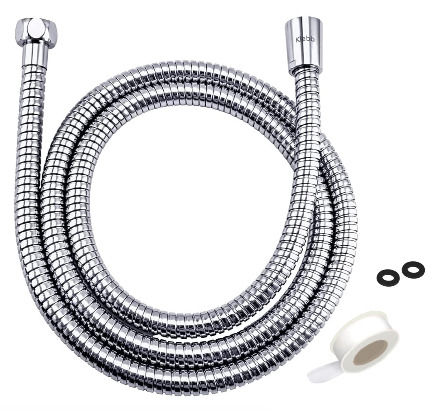 70 Inch Stainless Steel Shower Hose Replacement - Flexible & Durable RV Shower Hose with Brass Fittings - Perfect for RV, Camping, Bathroom & Portable Showers