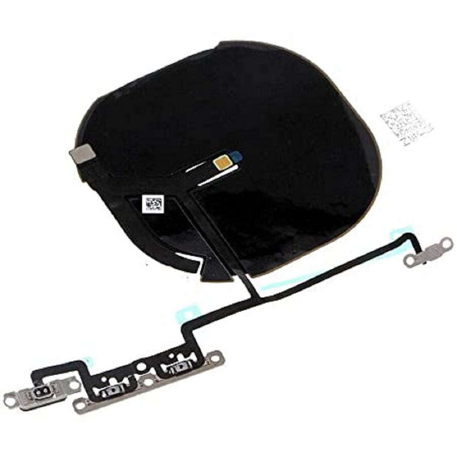 Original iPhone XS Volume Flex Cable with Qi Wireless Charging Coil - Replacement Part for DIY Repair - Compatible with iPhone XS Models - Perfect for Home Fixes & Tech Enthusiasts