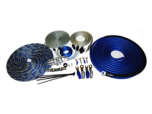 Massive Audio AK0 – 0 Gauge Car Audio Power Wire Kit | 100% Pure Oxygen-Free Copper | Includes Fuse Holder | for Car Stereo, Subwoofer & Amplifier Installation | High-Performance Audio Upgrade Solution