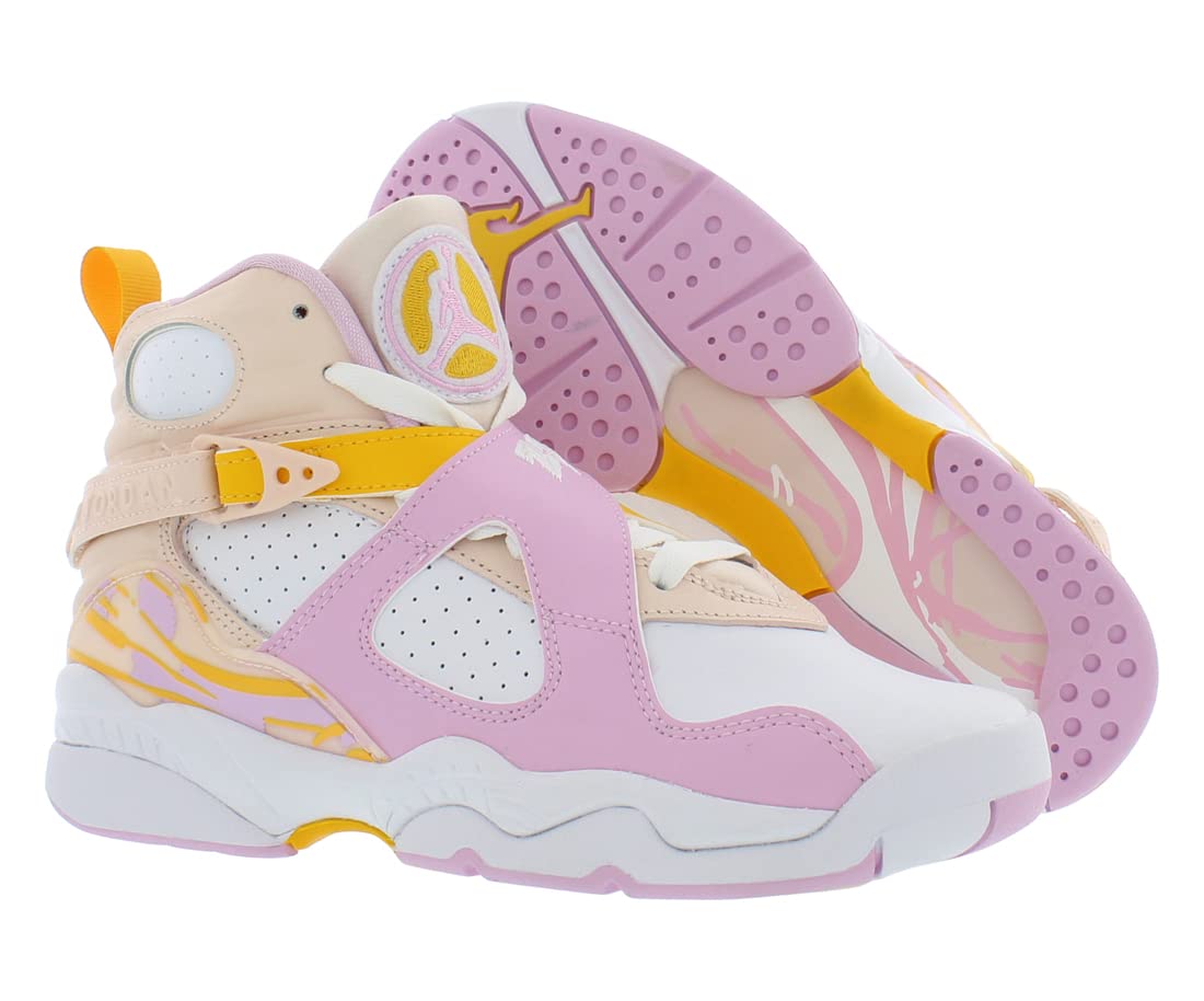Nike Air Jordan 8 Retro Arctic Punch Kids' Basketball Shoes (GS) 580528-816 - Perfect for School, Sports & Casual Wear