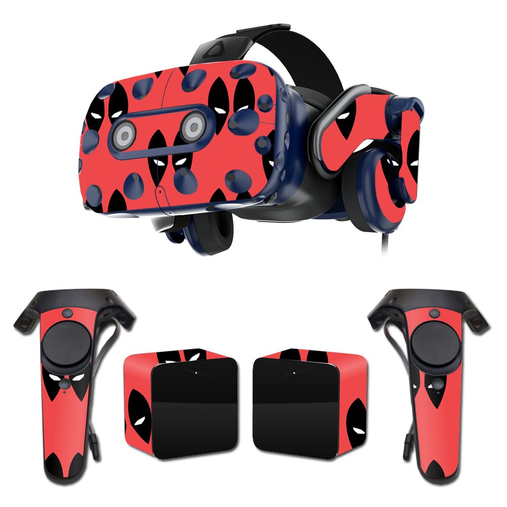 MightySkins Vinyl Decal Wrap Cover for HTC Vive Pro VR Headset - Dead Eyes Pool Design | Protective, Durable, Customizable Skin | Easy to Apply & Remove | Made in USA | Perfect for Gaming, VR Enthusiasts & Personalization