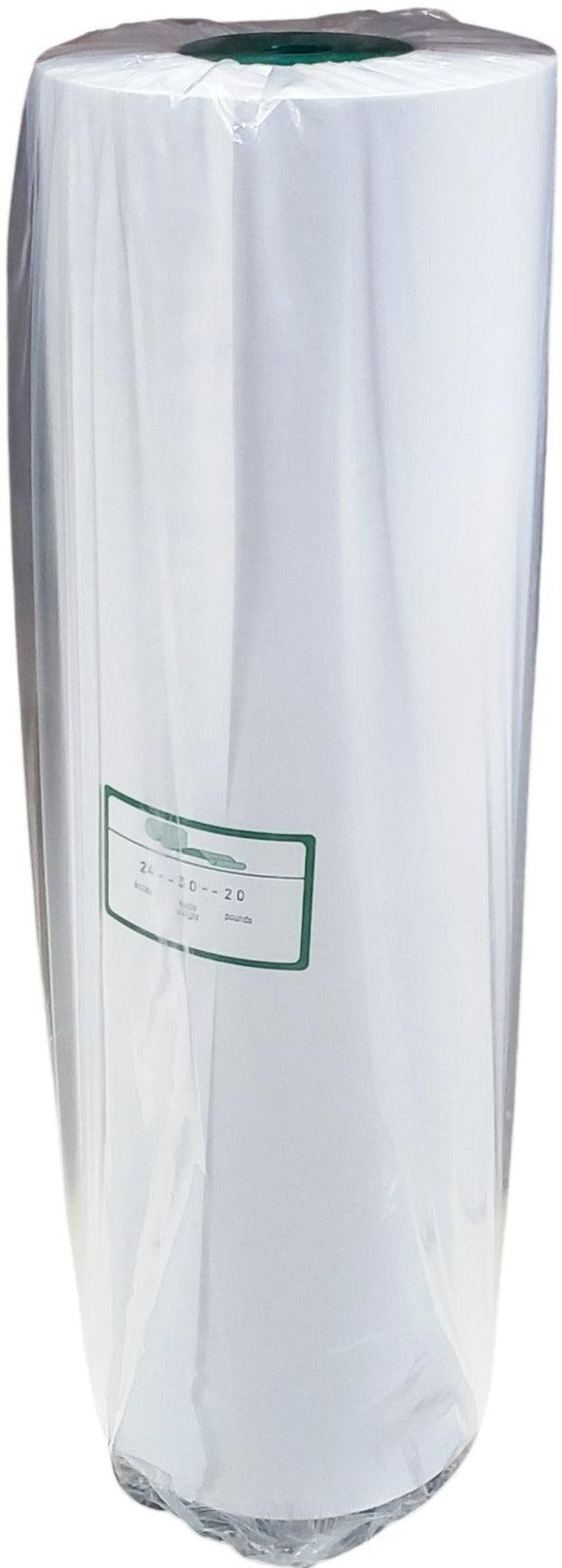 24-Pack White Table Rolls - Perfect for Restaurants, Catering & Home Dining | Bulk Disposable Paper Rolls for Easy Cleanup & Serving