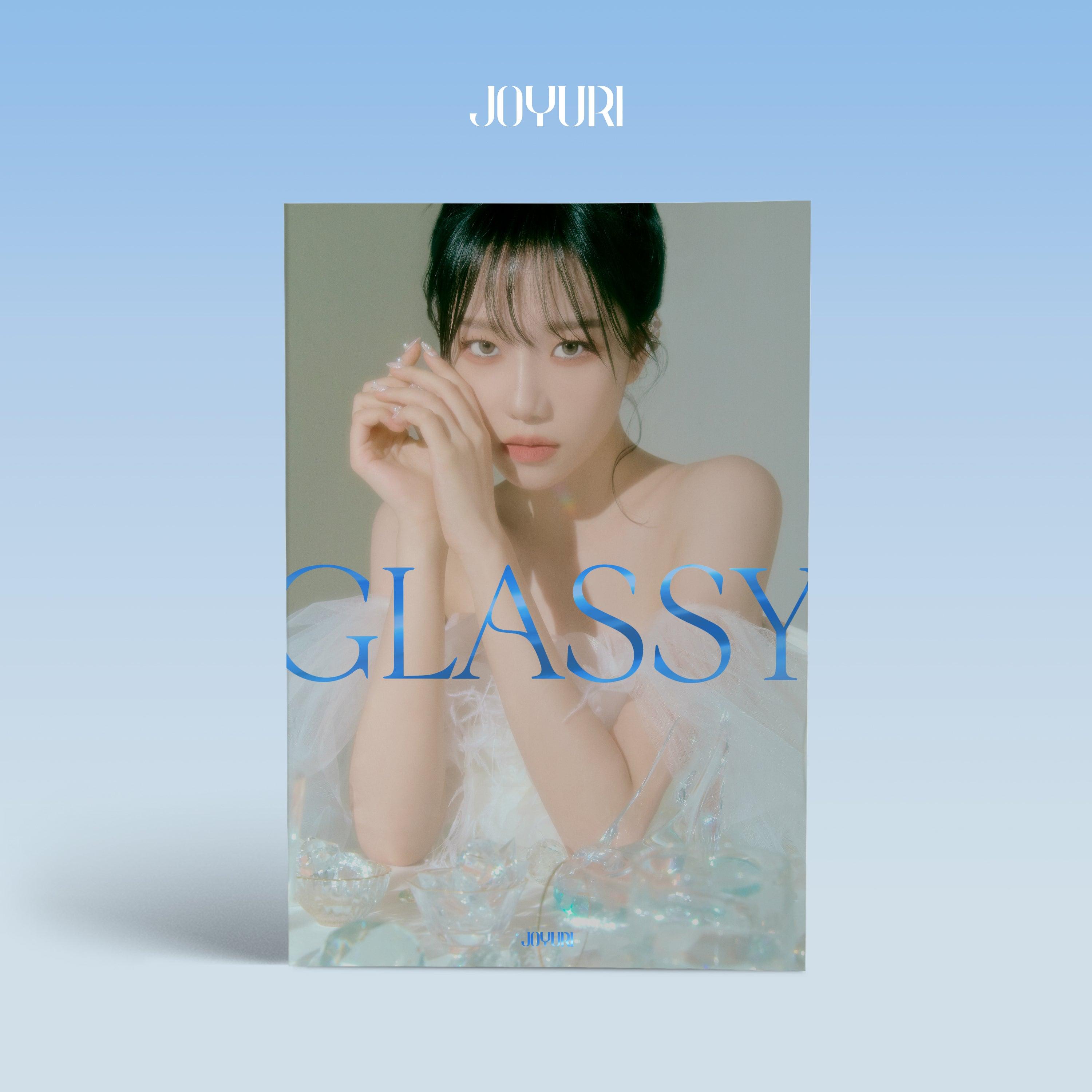 JO YURI (IZ*ONE) 1st Single Album 'GLASSY' - Kpop Music CD with Photobook & Poster - Perfect for Kpop Fans Collection and Gift Giving
