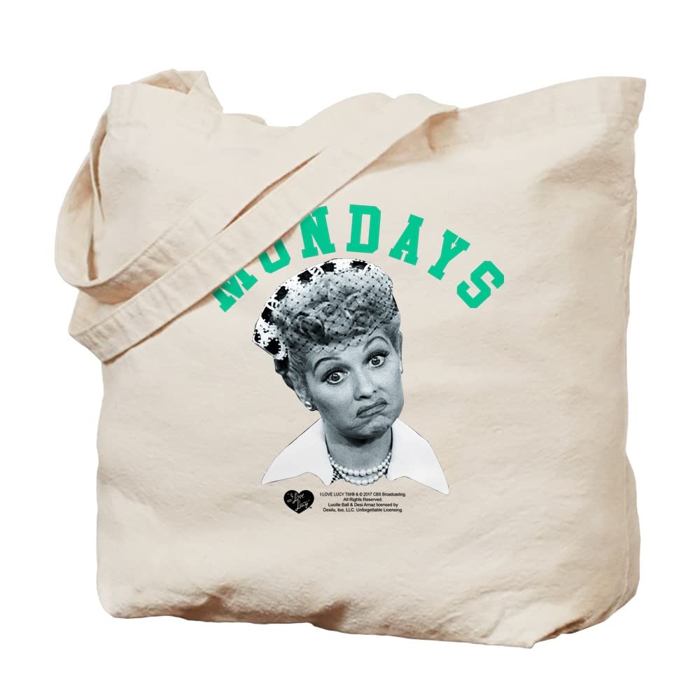 Lucy Mondays Natural Canvas Tote Bag - Eco-Friendly Reusable Shopping Bag for Groceries, Beach & Work | CafePress
