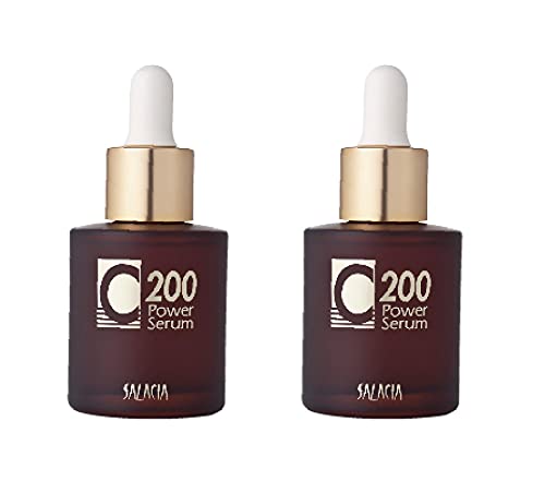 Salacia C200 Power Serum with Vitamin C Derivatives - Non-Obagi Japanese Beauty Serum (1.0 oz/30ml, Pack of 2) for Brightening & Anti-Aging Skincare Routine