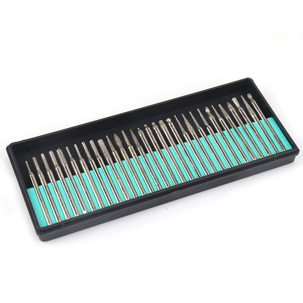 Air Powered Pencil Grinder Set - 1/8-Inch Collet Micro Die Grinder for Engraving, Polishing & Detailing (Blue) - Perfect for Jewelry Making, Metalworking & DIY Crafts