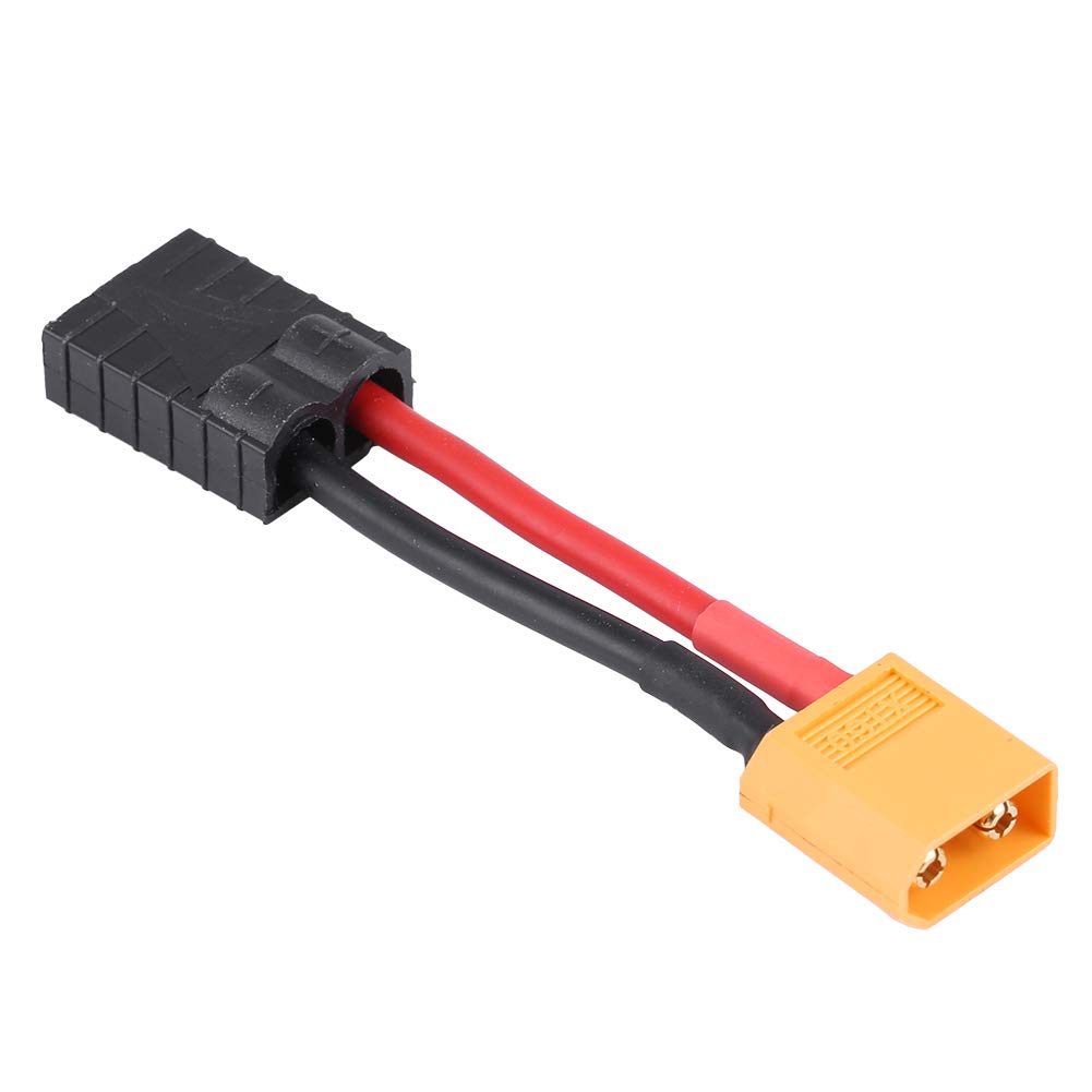 Wosune RC Battery Adapter Converter - Male to XT60 Male Plug for RC Toy Cars, Drones, Boats - Compatible with Hobby Grade Remote Control Vehicles