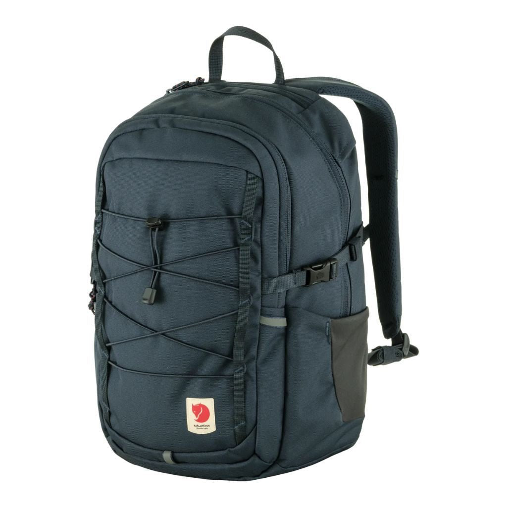 Fjallraven Skule 20L Backpack - Lightweight Water-Resistant Daypack for School, Travel & Hiking | Navy Blue Outdoor Backpack for Men & Women