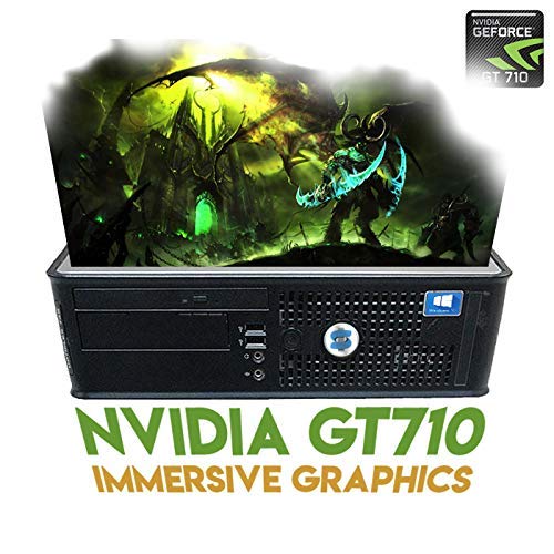 Refurbished Dell Gaming PC with Windows 10 - High Performance Computer for Gaming, Streaming & Work | Includes Keyboard & Mouse | Ideal for Gamers, Students & Home Office