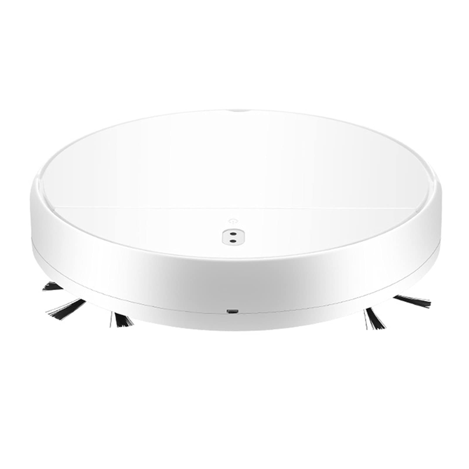 3-in-1 Smart Robot Vacuum Cleaner with Carpet Sweeper - Multi-Function Robotic Vacuum for Hardwood Floors & Wood Surfaces | USB Charging, Intelligent Dust Collection, Safe Cleaning | Perfect for Living Rooms, Bedrooms & Pet Hair Removal (White)