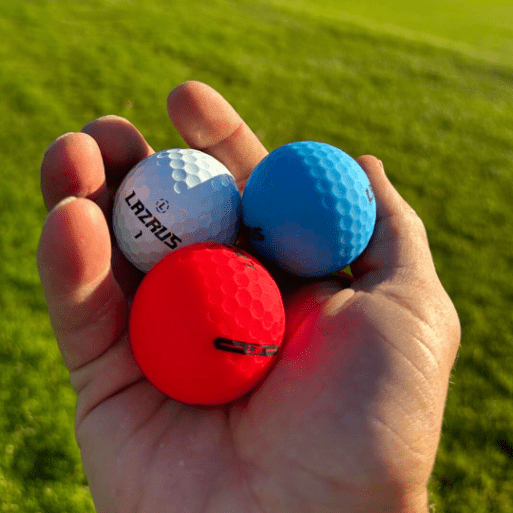 Lazrus L3R Premium 3-Piece Urethane Golf Balls for Men & Women - High Performance, Soft Feel, Long Distance - Perfect for Tournament Play & Practice Rounds