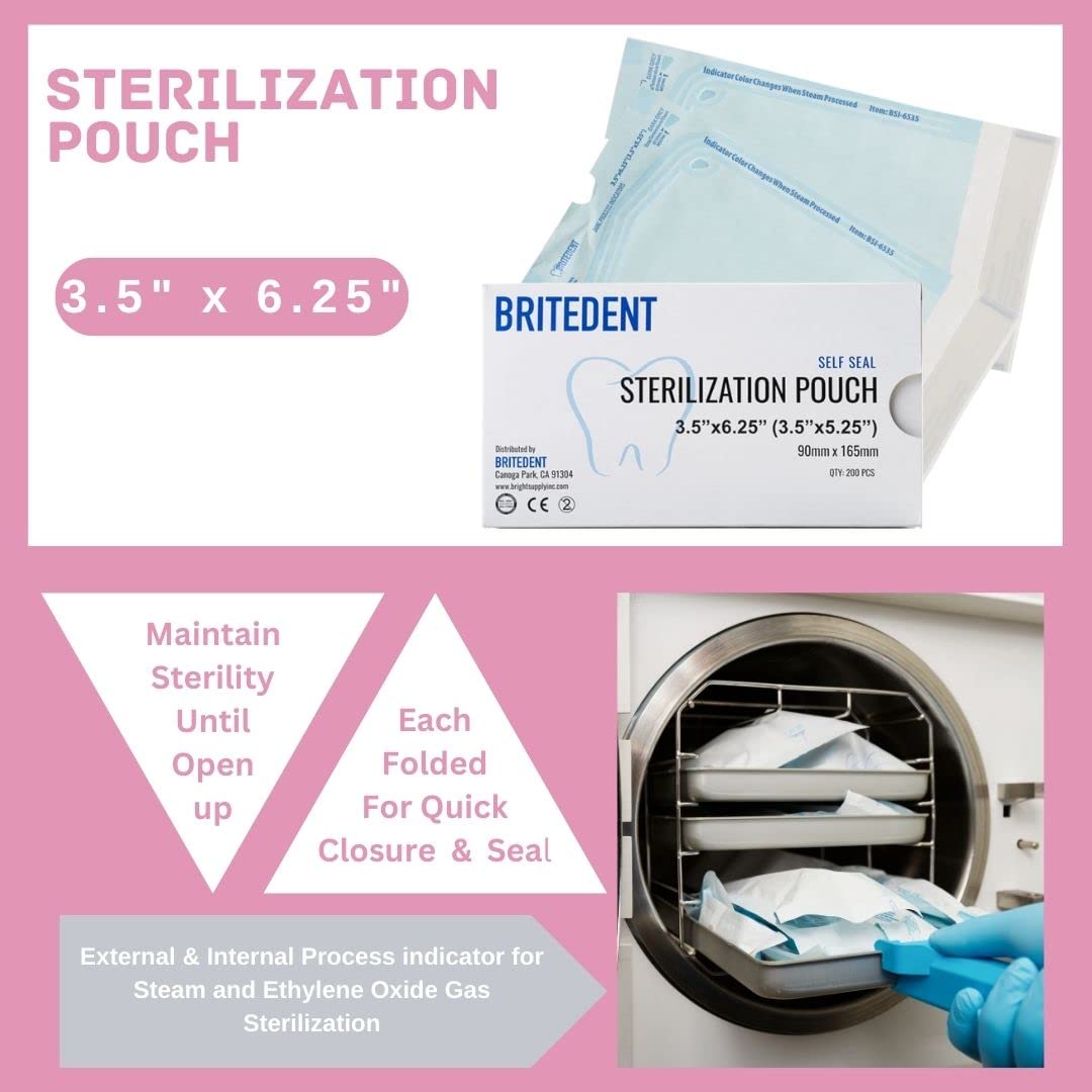 Self Sealing Sterilization Pouches 3.5