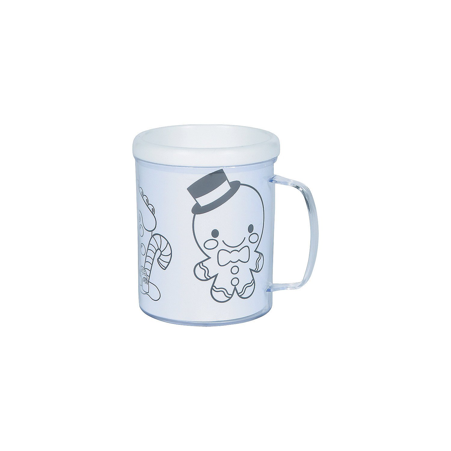 DIY Gingerbread Mug Coloring Kit - Fun Christmas Crafts for Kids & Family Holiday Activities - Perfect for Classroom, Home Decor & Gift Giving