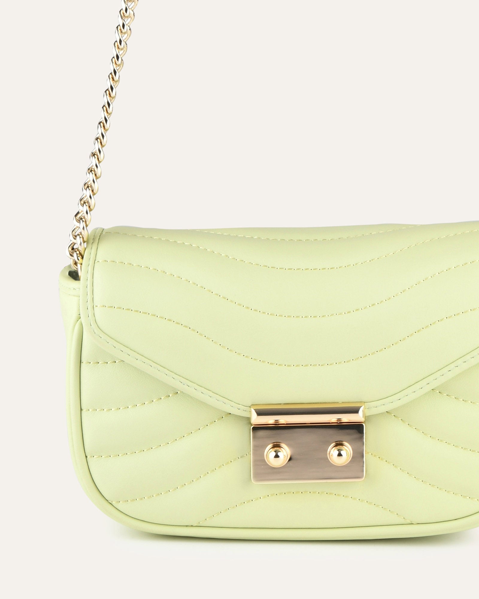 MAYA Crossbody Bag - Honeydew Green Genuine Leather Purse for Women | Stylish & Lightweight Everyday Shoulder Bag | Perfect for Work, Travel & Casual Outings