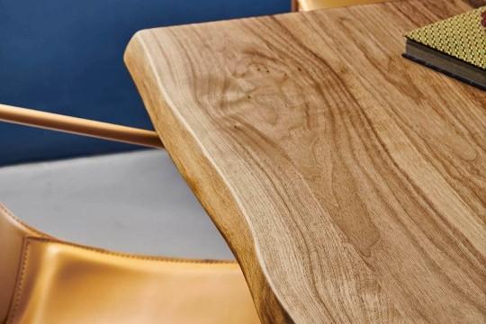 Midj Pechino Modern Dining Table - Elegant Wooden Kitchen Table for 6, Perfect for Family Dinners & Entertaining Guests