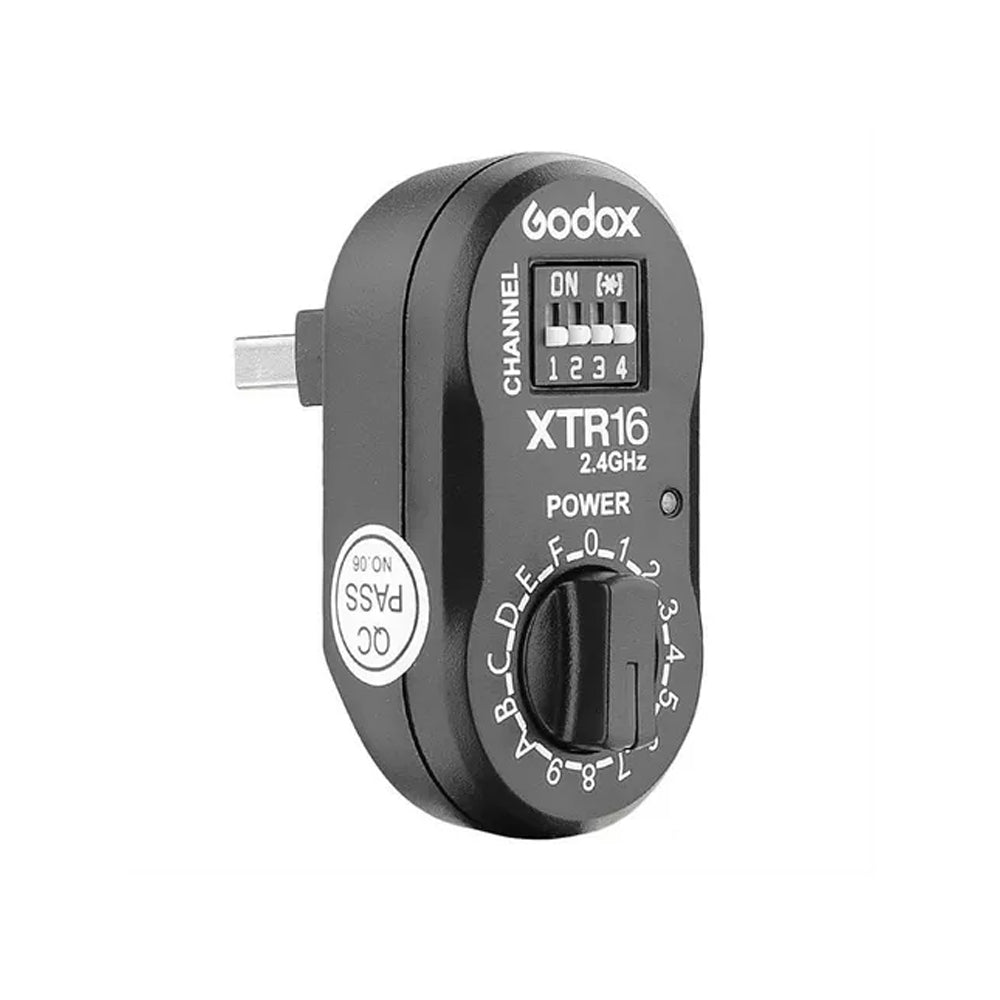 Godox XTR16 2.4GHz Wireless Flash Trigger Receiver for Canon Nikon Sony DSLR Cameras - Perfect for Studio Photography & Outdoor Shooting