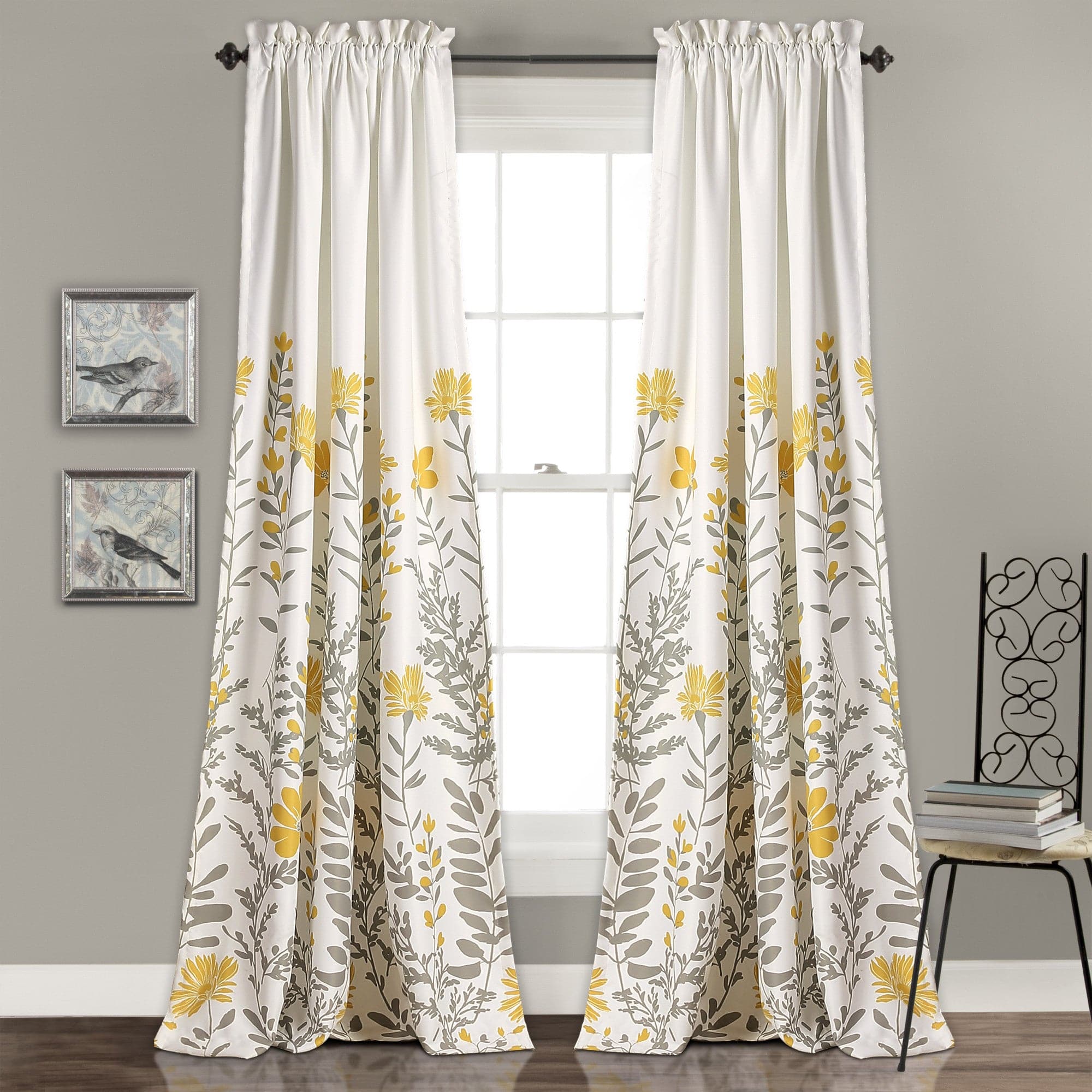 Light Filtering Window Curtains Set - Blackout Sheer Drapes for Living Room & Bedroom - Soft Sunlight Control & Privacy Protection - Home Decor for Modern Houses