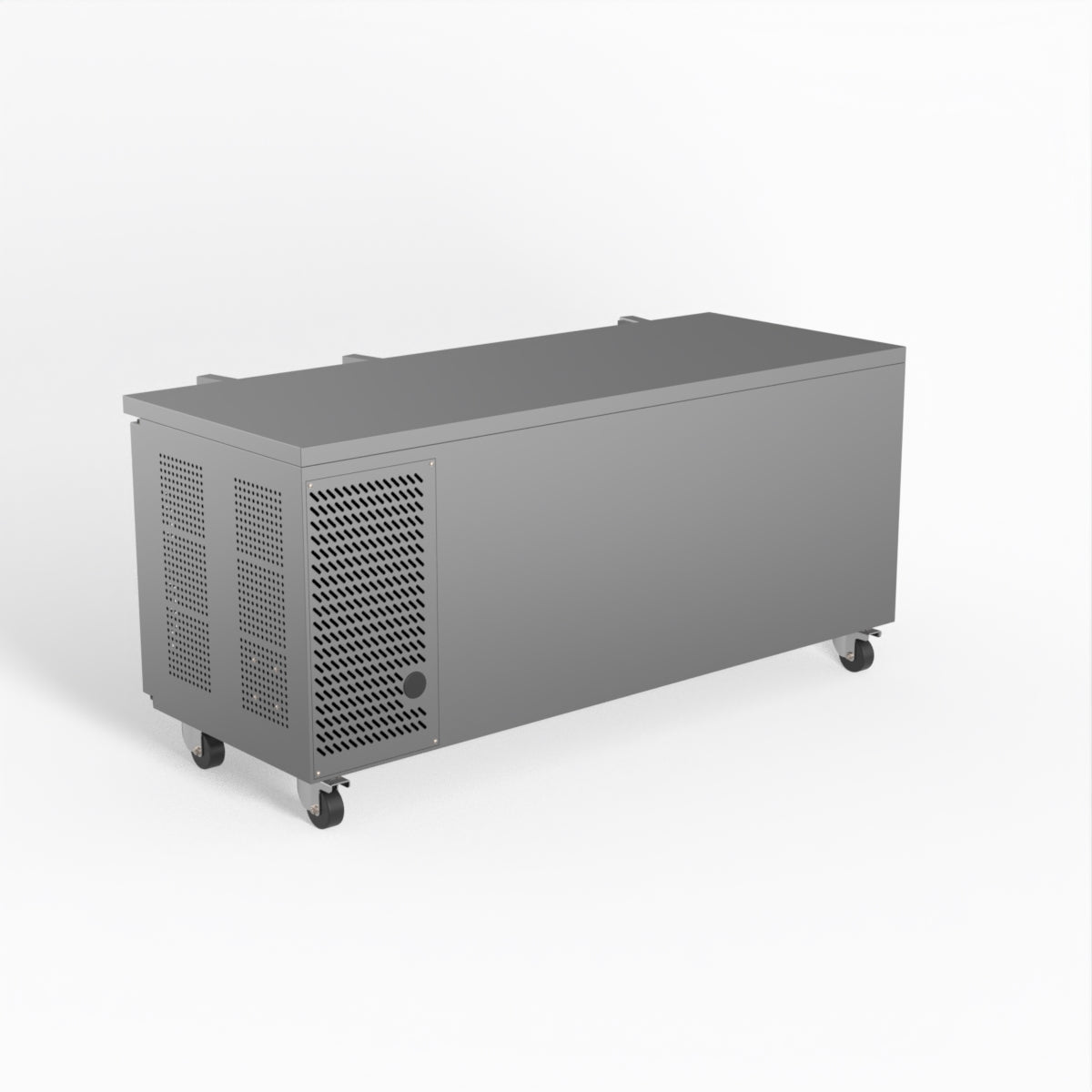 Commercial Glass Door Refrigerator - 3 Door Under Counter Display Fridge with 700mm Depth (Model GNX3100TNG) - Perfect for Restaurants, Cafes, and Retail Stores