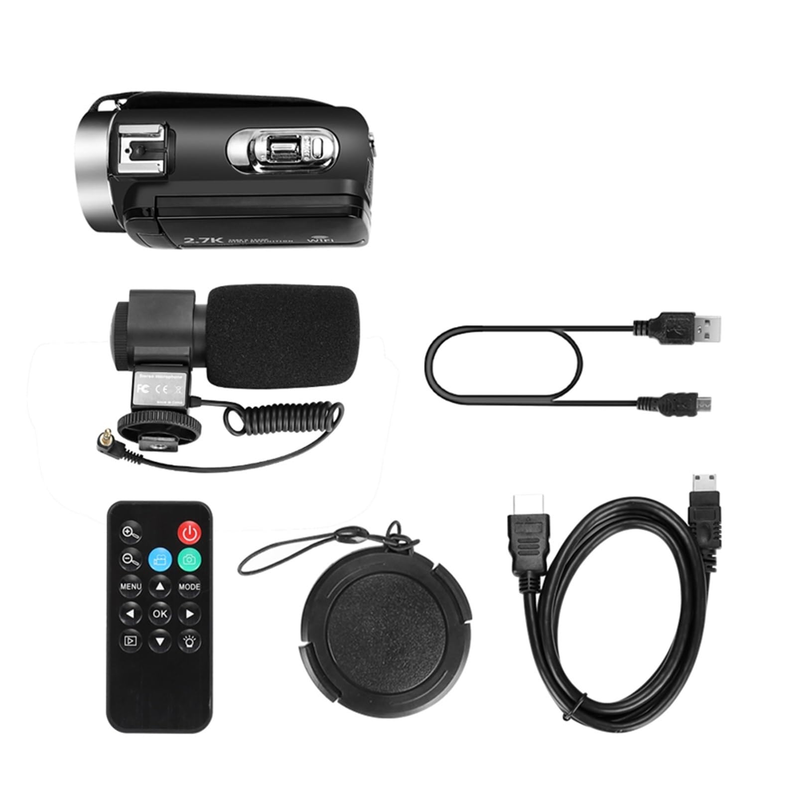 4K 18X Zoom Vlogging Camera with Rotatable Touch Screen - 48MP Digital Camcorder for YouTube, Travel & Time-Lapse Photography (No SD Card Included) - Perfect for Vloggers, Travelers & Content Creators
