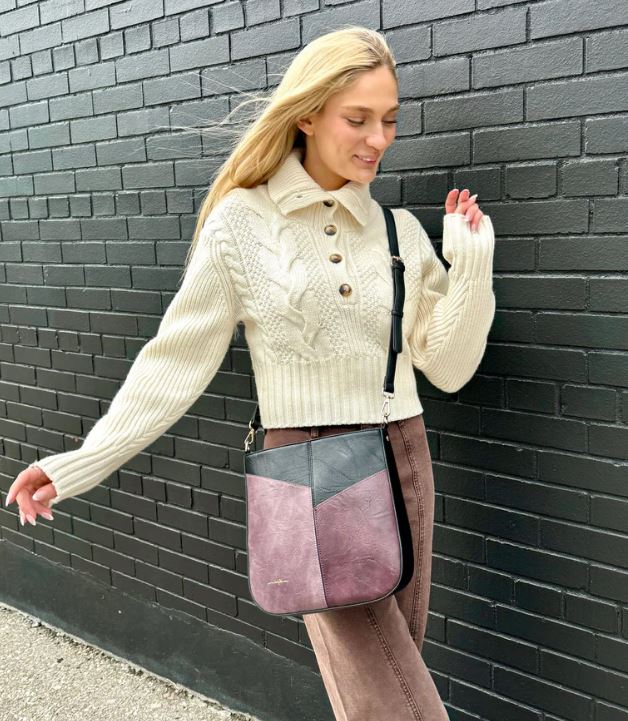 Espe Trinity Crossbody Bag for Women - Stylish & Lightweight Leather Purse - Perfect for Travel, Work & Everyday Use