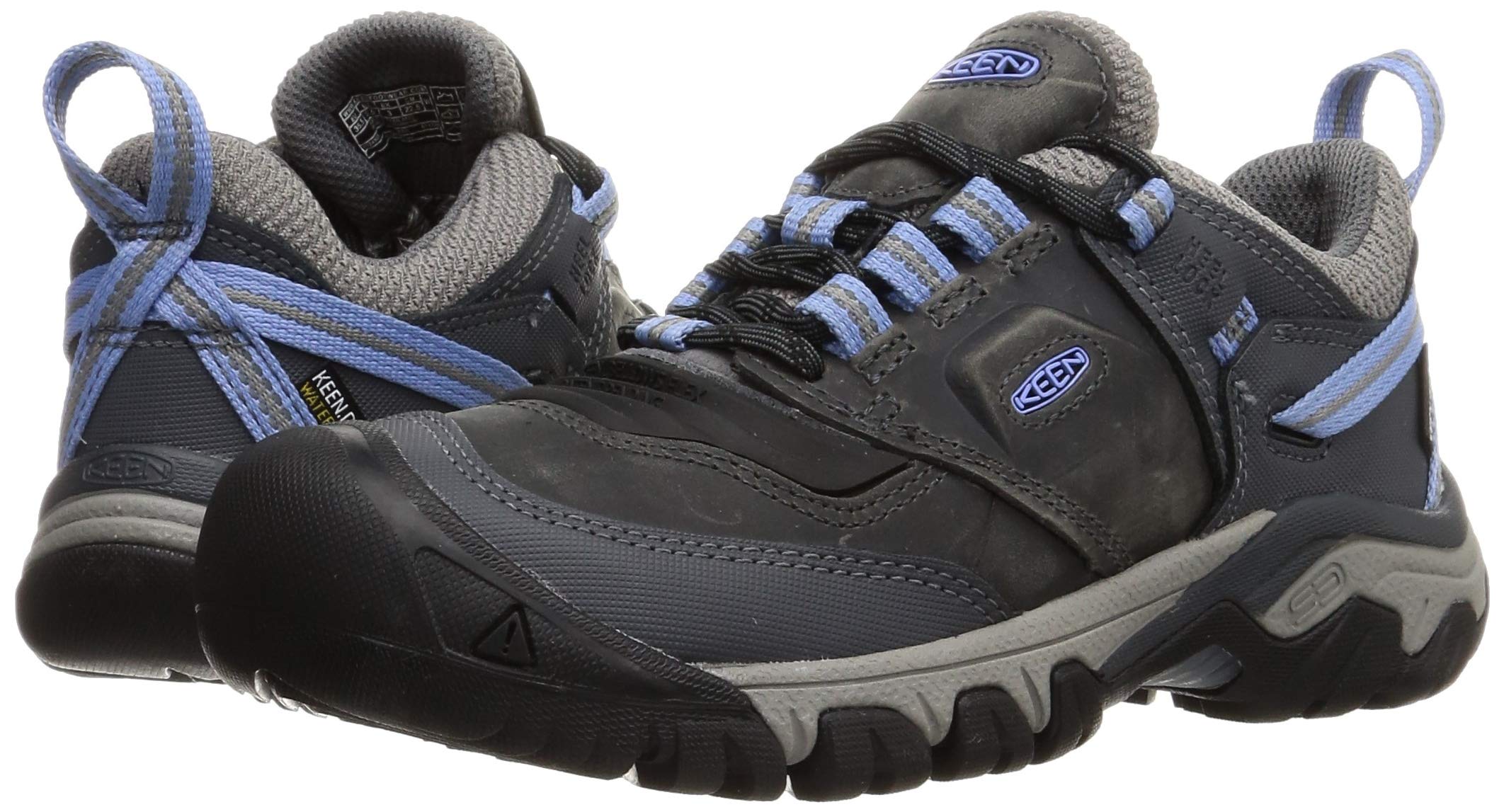 KEEN Women's Ridge Flex Low Height Waterproof Hiking Boots - Lightweight & Comfortable Outdoor Shoes for Trail Walking, Camping & Backpacking
