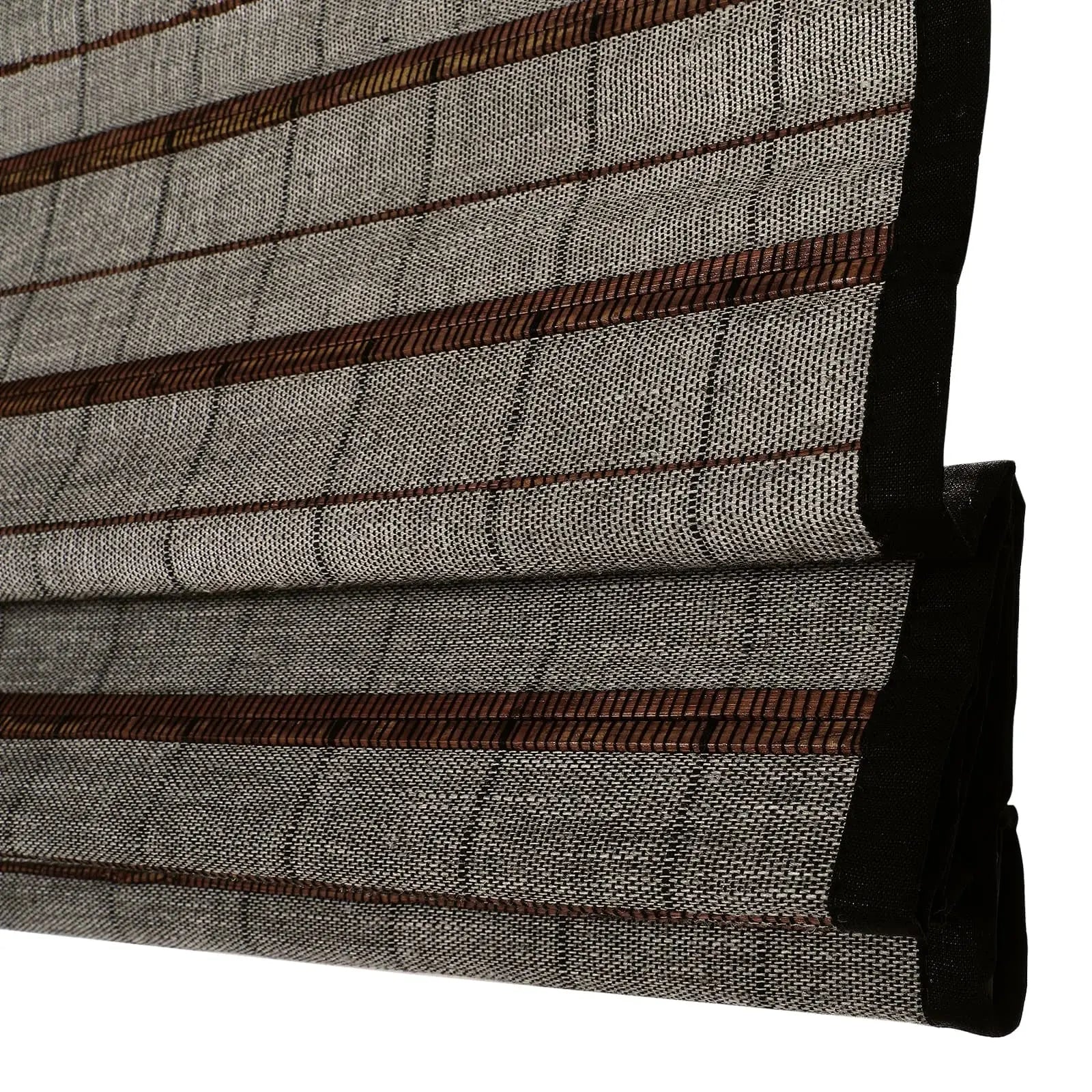 Natural Flax Bamboo Woven Window Shade - Eco-Friendly Sun Protection for Home & Office - Perfect for Living Room, Bedroom, and Patio Use
