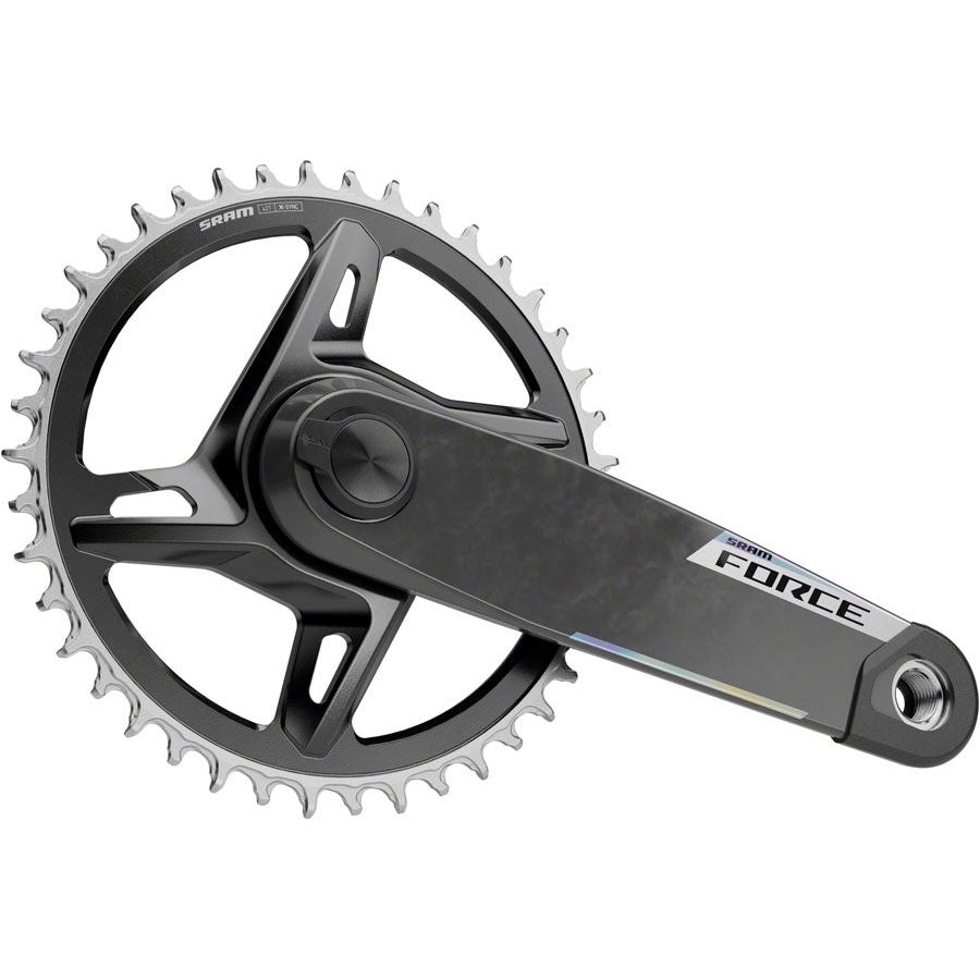 SRAM Force 1x XPLR AXS Power Meter Wide Crankset - 160mm, 12/13 Speed, 42t, 8 Bolt Direct Mount, DUB PM Spindle, Carbon, E1 - Perfect for Gravel & Cyclocross Biking