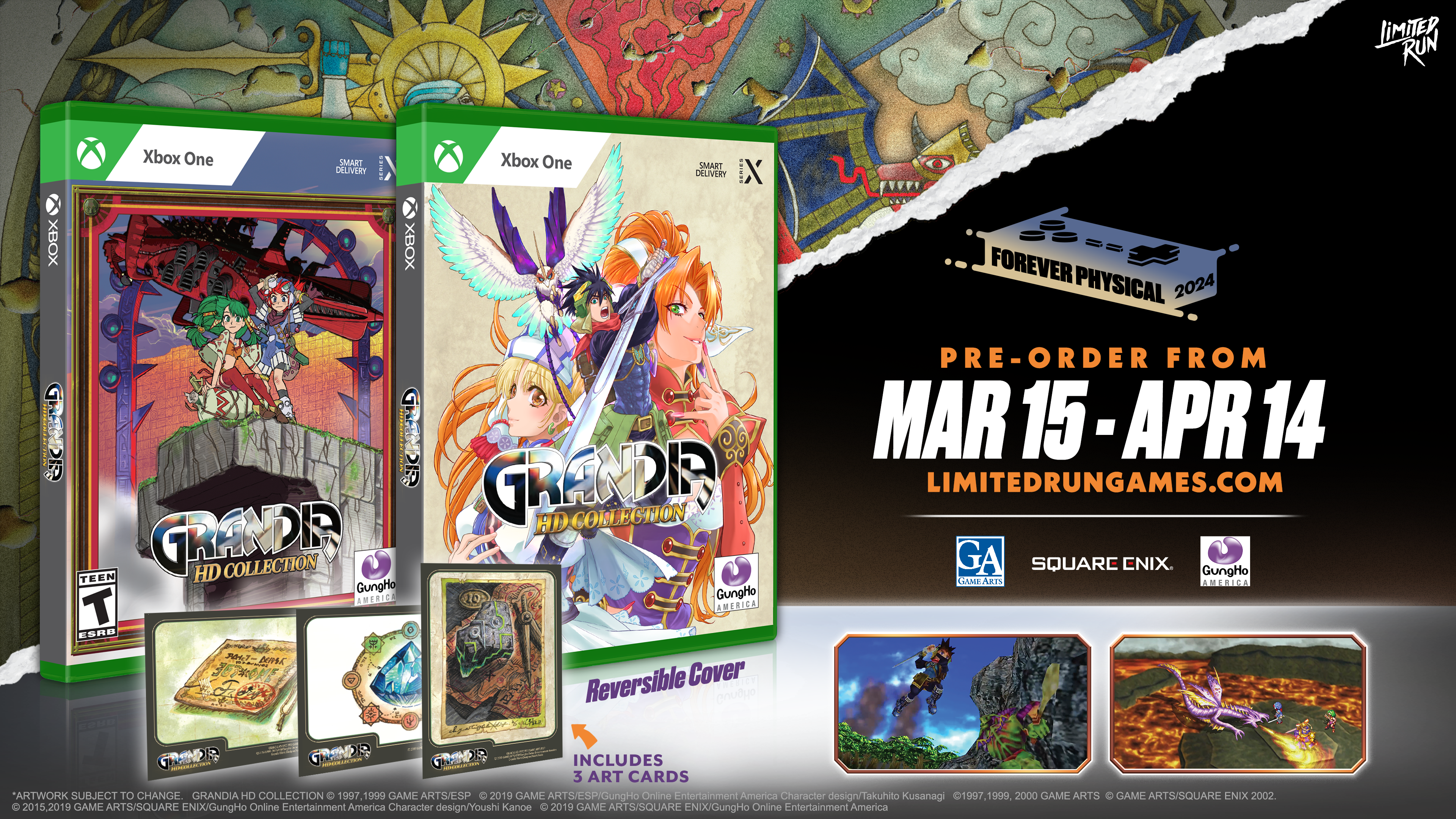 Grandia HD Collection for Xbox - Limited Edition Physical Game | Retro RPG Adventure for Xbox One & Series X/S | Perfect for Classic Gaming Fans & Collectors