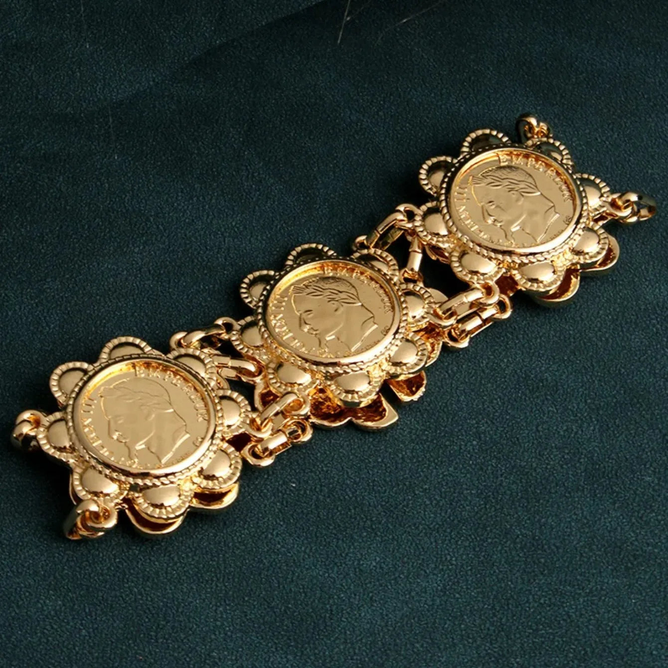 Golden Sun Bracelet for Women - 14K Gold Plated Boho Jewelry - Perfect for Summer, Beach & Festival Outfits