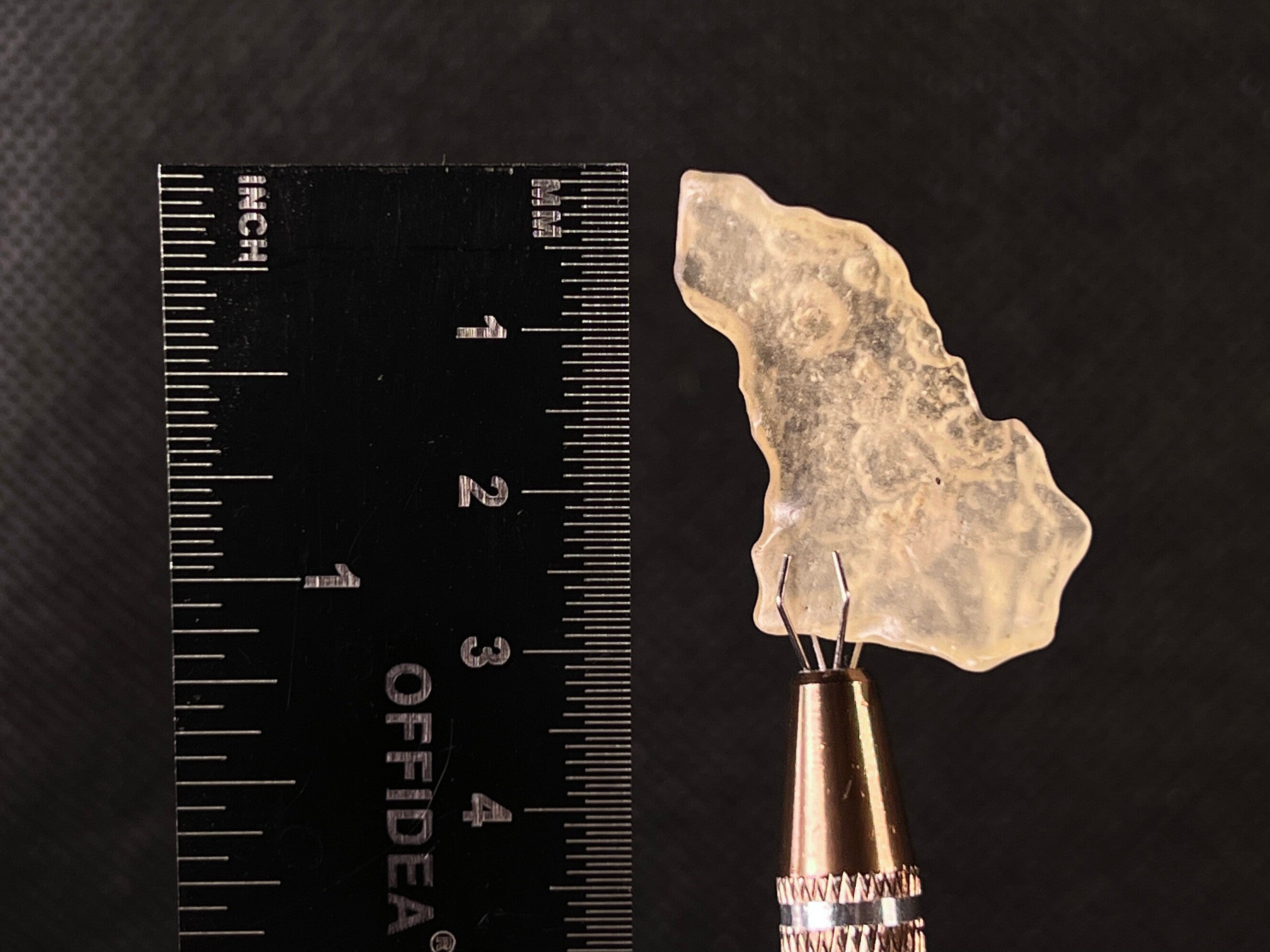 Libyan Desert Glass Raw Crystal – Rare 3.1g Natural Stone for Chime Making, Unique Gift & Home Decor | Healing Crystals for Meditation & Spiritual Practices (L0330)