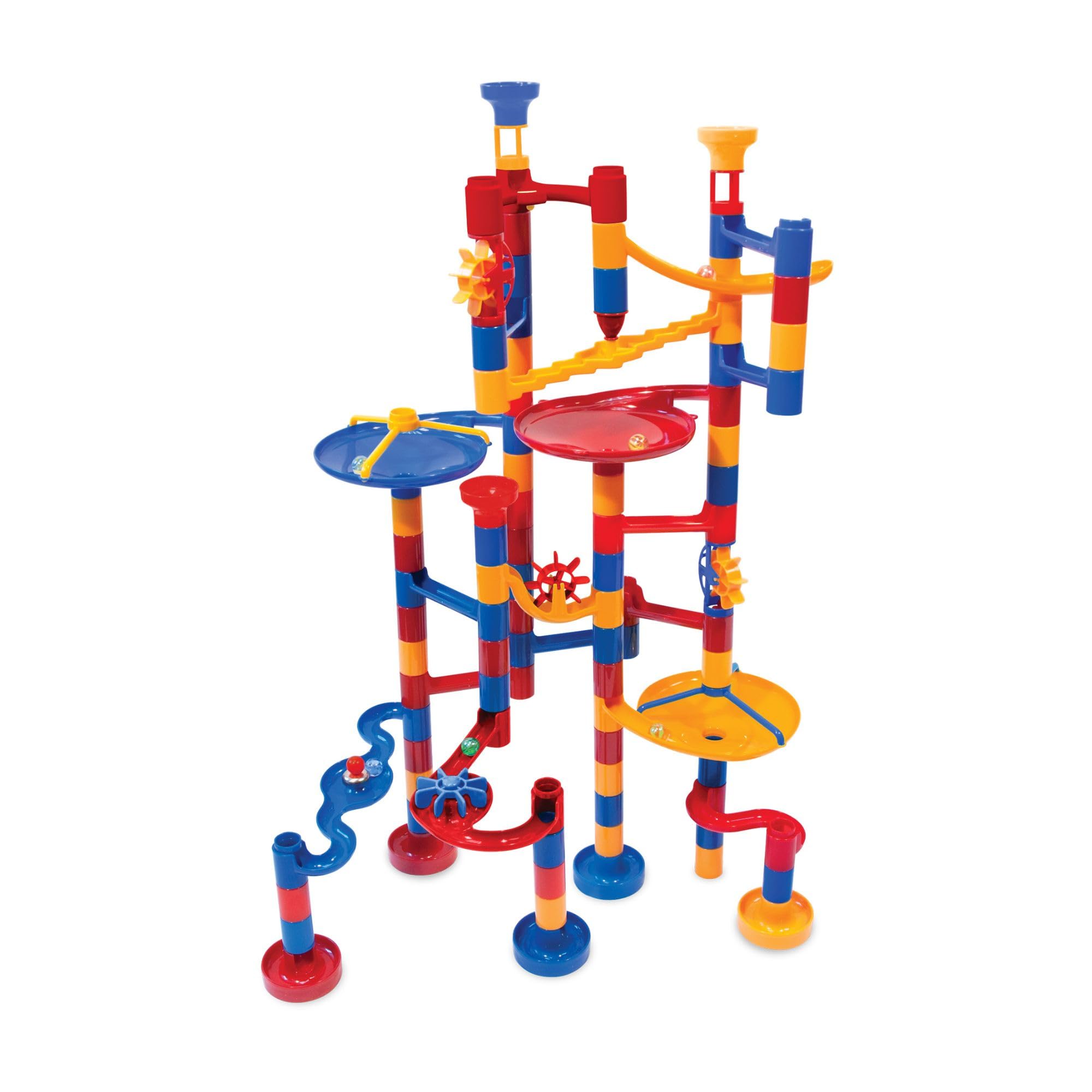 Galt Toys Mega Marble Run - 120 Piece Construction Building Set for Kids Ages 4+ | STEM Learning Toy for Creative Play | Perfect for Birthday Gifts & Indoor Family Activities