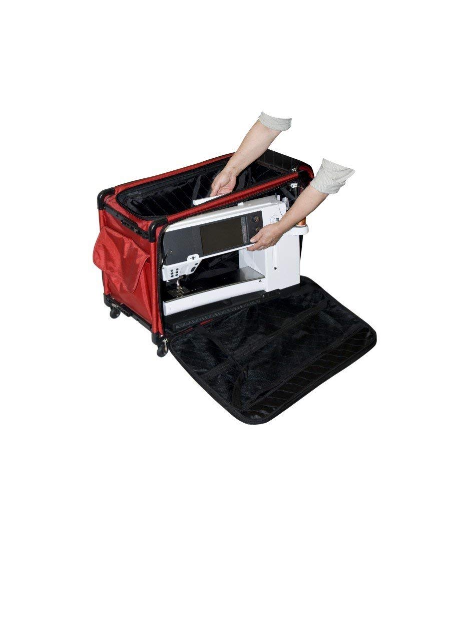 Tutto Machine On Wheels - 24-Inch Red Rolling Utility Cart for Kitchen, Office, or Garage Organization | Heavy-Duty Mobile Storage Solution